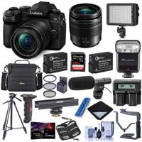 

Panasonic Lumix DC-G95 Mirrorless Camera with 12-60mm f/3.5-5.6 Lumix G Lens Black - Bundle With Camera Case, ZOOM-M R2 TTL FLASH, LED Video Light, Shotgun Mic, TRipod, Software, 128GB SDXC Card, More