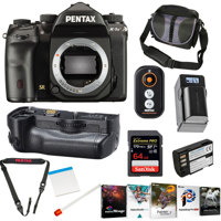 

Pentax K-1 Mark II DSLR Camera (Body Only) Bundle with Pentax D-BG6 Battery Grip, Pentax Remote Control, Bag, Padded Strap, 64GB SD Card, Extra Battery and Accessories