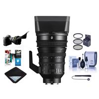 

Sony E PZ 18-110mm F4.0 G OSS E-Mount Lens - Bundle w/Filter Kit, Flex Lens Shade, Cleaning Kit, Lens Wrap (19x19), Lenscap Leash II, PC Software Package