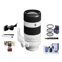 

Sony FE 70-200mm f/4.0 G OSS E-Mount Lens - Bundle With 72mm Filter Kit, Flex Lens Shade, Cleaning Kit, Capleash II, Lens Cleaner, Mac Software Package