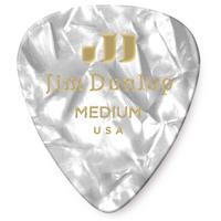 

Dunlop Celluloid Guitar Picks, Medium, White Pearloid, 72-Pack