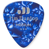 

Dunlop Celluloid Guitar Picks, Medium, Blue Pearloid, 72-Pack