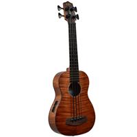 

Kala Satin Exotic Mahogany Acoustic-Electric U-BASS Fretted Ukulele with Padded Gig Bag