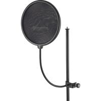 

K&M 23966 Popkiller Pop Filter & Gooseneck Combo, Large Shield Diameter, Black