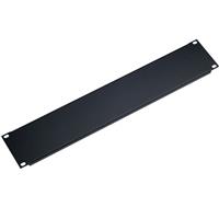 

K&M 494/2 Aluminum Panel for 19" Equipment Rack, 4-Spaces Height, Black