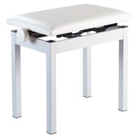 

Korg PC-300 Adjustable Piano Bench, White