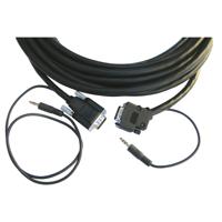 

Kramer Electronics CP-GMA/GMA/XL 15-Pin HD (M-M) & 3.5mm Audio Cable with 45 Degree Side-Angled Connector, Plenum Rated, 35'