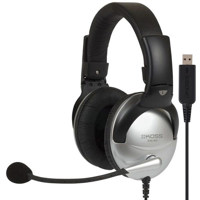 

Koss SB45 USB Noise-Cancellig Headset with Multimedia Microphone, Silver