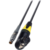 

Laird 5' Right Angle 4-Pin XLR Female to Lemo 4-Pin Male DC Power Cable for AJA KiPro Series Recorders