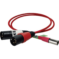 

Laird 5' Line Audio Out TA5M to Dual XLR-Male Breakout Cable for Red One Camera