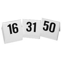 

Lynn Peavey 3" 16-50 Numbered A-Frame Tent Markers, White