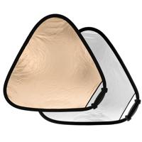 

Lastolite 30" TriGrip Collapsable Triangular Reflector, Sunfire / Silver, with Built-In Handle