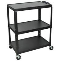 

Luxor AVJ42XL Adjustable Height Extra Large Steel A/V Cart