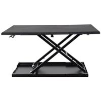 

Luxor 32" Pneumatic Standing Desk Converter, Black