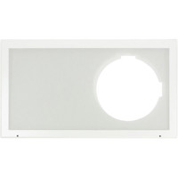 

Lowell Manufacturing AP-300 Steel Grille/Frame for 12" Analog Clock/8" Speaker, Recessed, White