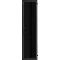 

Lowell Manufacturing LFD-12P 12U Smoked Plexiglass Front Door with Keyed Lock for 22" W and 23" W Racks, Black