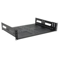 

Lowell Manufacturing RMK214-LFP 2U Rackmount Hinged Steel Shelf Kit without Custom Face Plate for Non-Rackmount Equipment, 14" Depth