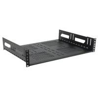 

Lowell Manufacturing RMK318-LFP 3U Rackmount Hinged Steel Shelf Kit without Custom Face Plate for Non-Rackmount Equipment, 18" Depth