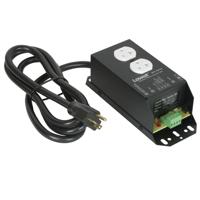 

Lowell Manufacturing RPC-20-CD 20A Low Voltage Remote Power Control with 6' Cord, 1 Duplex Outlet