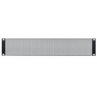 

Lowell Manufacturing SVPL-4CC 4U 18 Gauge Steel Rackmount Panel with Staggered Large Hole Vent and Flange, 6 Pack, Black