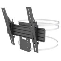 

Mount-It! MI-20810 Single-Screen Column Mount, Powder-Coated Black