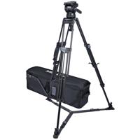 

Miller CX18 Fluid Head System, Includes Sprinter II 2-Stage Alloy Tripod and Ground Spreader, 35 Lbs Head Capacity