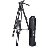 

Miller CiNX 7 Fluid Head with HDC 100mm 1-Stage Alloy Tripod, Mid-Level Spreader, Feet, Pan Handle and Smartcase, 13.2-55 lb Capacity