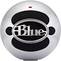 

Blue Microphones Snowball, Professional USB Condenser Microphone, for Mac & Windows, Aluminum