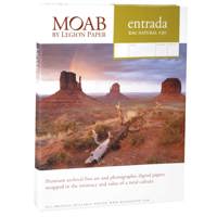 

Moab Entrada Rag Fine Art, 2-Side Natural Matte Inkjet Paper, 15.5 mil., 190gsm, 13x19", 25 Sheets