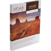 

Moab Entrada Rag Fine Art, 2-Side Natural Matte Inkjet Paper, 22.5 mil., 300gsm, 17x22", 25 Sheets.