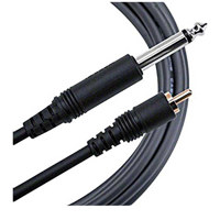 

Mogami Pure Patch 15' Mono 1/4" TS Male Plug to RCA Male Audio/Video Cable