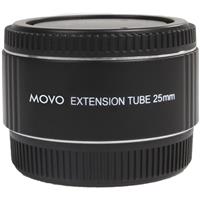 

Movo Photo AF 25mm Macro Extension Tube for Olympus EVOLT 4/3 Mount Mirrorless Camera, Metal Mount