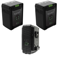 

Core SWX 2 Pack NANO Micro 14.8V 147Wh Lithium-Ion Battery, V-Mount - With Core SWX GPM-X 2S Super Compact V-Mount Fast Charger