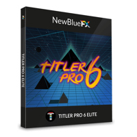 

NewBlueFX Titler Pro 6 Elite 3D Video Title Design Software Plug-In, 250+ Templates, Electronic Download