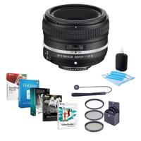 

Nikon AF-S NIKKOR 50mm f/1.8G Special Edition Lens - Bundle with 58mm Filter Kit & Pro Software