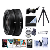 

Nikon NIKKOR Z DX 16-50mm f/3.5-6.3 VR Zoom Lens - Bundle With 46mm Filter Kit, Flex Lens Shade, Soft Lens Case, Cleaning Kit, Capleash, Software Package, FotoPro UFO 2 Flexible Tripod