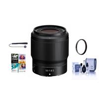 

Nikon NIKKOR Z 50mm f/1.8 S Lens for Z Series Mirrorless Cameras = Bundle With 62mm UV Filter, Cleaning Kit, Capleash, Pc Software Package