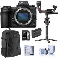 

Nikon Z 6II Mirrorless Digital Camera Body Bundle with DJI RS 2 Pro Combo Gimbal Stabilizer , 128GB SD Card, Backpack, Extra Battery and Accessories