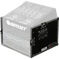 

Odyssey Innovative Designs FR1006 Flight Road Combo Case for 10U Mixer and 6U Other Gear, ABS Laminate Over 1/4" Plywood