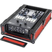 

Odyssey Innovative Designs Flight Ready Universal 12" Format Extra Deep DJ Mixer Case, Black on Red