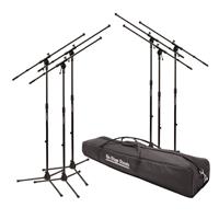 

On-Stage MSP7706 Euro Boom Microphone Stand and Bag, Pack of 6