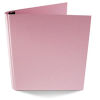 

Paolo Cardelli Firenze Astroi Collection, 1" D-Ring Binder Portait , Hold Letter Size 8.5x11" Sheets, Color: Soft Pink