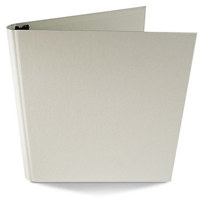 

Paolo Cardelli Firenze Astroi Collection, 1" D-Ring Binder Portait , Hold Letter Size 8.5x11" Sheets, Color: White.