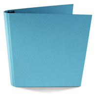 

Paolo Cardelli Sorrento Venti Collection, 1" D-Ring Binder Portait , Hold Letter Size 8.5x11" Sheets, Color: Sky Blue