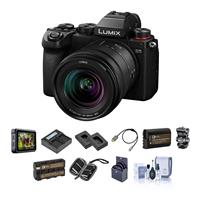 

Panasonic Lumix DC-S5 Mirrorless Camera with 20-60mm Lens Bundle with Atomos Ninja V, Monitor Mount, HDMI Secure Cable, Battery, Dual Charger, Filter Kit and Accessories