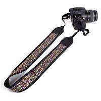 

Perri's Leathers CSJ-17 Jacquard Camera Strap,Black with Rhinestone