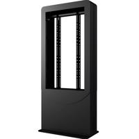 

Peerless Totem/Portrait Back-to-Back Kiosk for Two 47" Curve Displays up to 1.81" Deep, Gloss Black