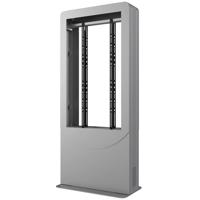 

Peerless Totem/Portrait Kiosk Enclosure with Speaker for 49" Curve Displays, Silver