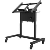 

Peerless Motorized Height and Tilt Adjustable Tabletop Cart for 55-80" Displays, Black