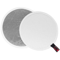 

Photoflex Litedisc 12" Circular Collapsable Disc Reflector, White / Silver